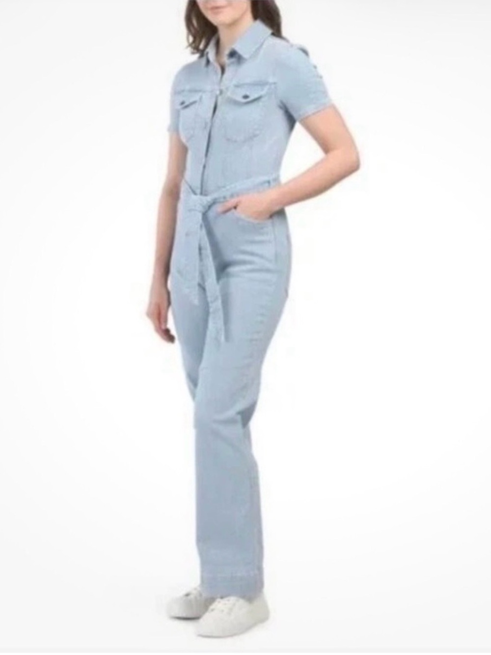 NWT Avec Les Filles denim jumpsuit